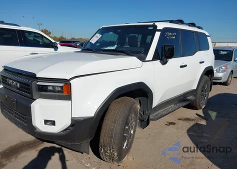 2025 Toyota Land Cruiser из США, поврежденный, VIN JTEABFAJ7S5016562